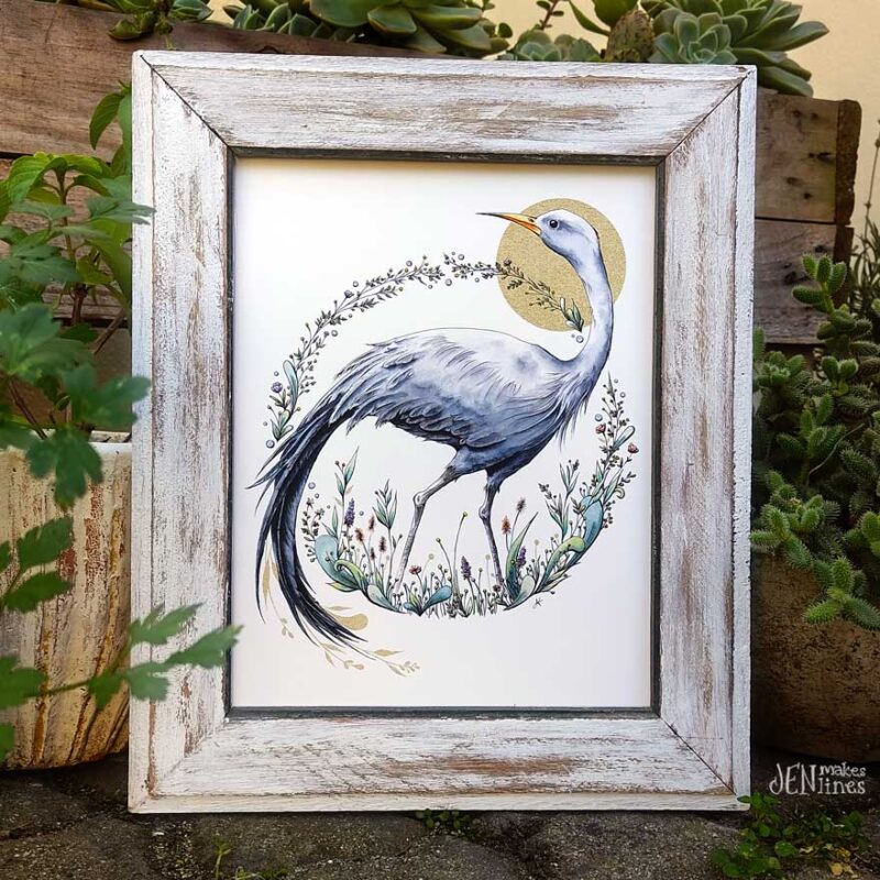 Plumes of Blue | Print