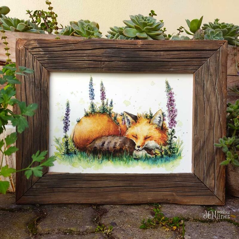 Fox-Gloves | Print